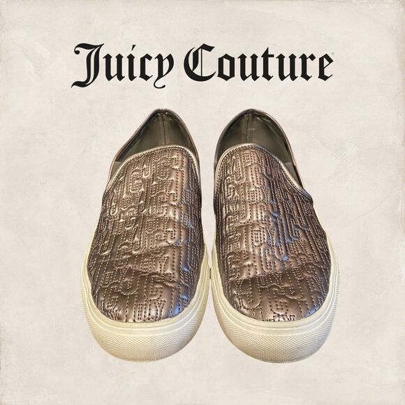 Juicy Couture "Ruby" Metallic Loafers Sneakers 7.5 - Picture 3 of 5